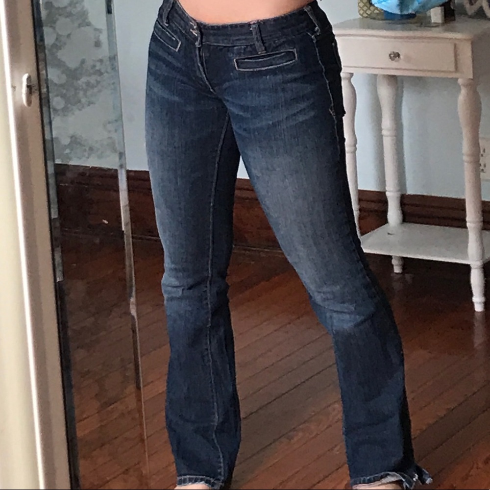 Abercrombie & Fitch low rise flare jeans